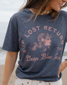Deep Blue Sea T-Shirt by Art Disco Original Goods in Whitby, North Yorkshire