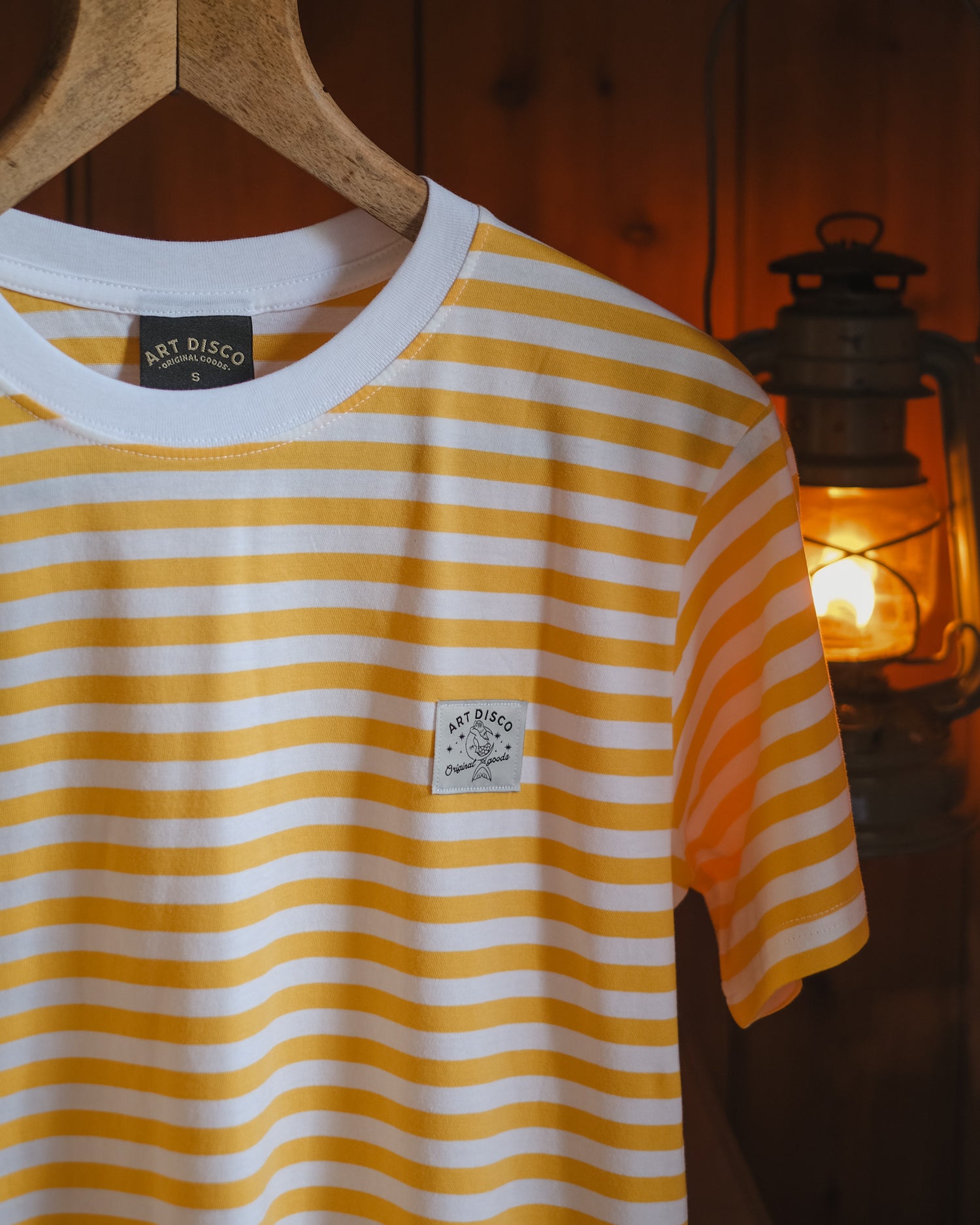 The Rover Striped t-shirt by Art Disco in Whitby, North Yorkshire