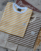 The Rover Striped t-shirt by Art Disco in Whitby, North Yorkshire