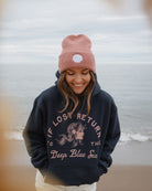 Desert rose Seashell Beanie by Art Disco Original Goods in Whitby, North Yorkshire