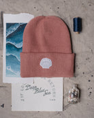 Desert rose Seashell Beanie by Art Disco Original Goods in Whitby, North Yorkshire