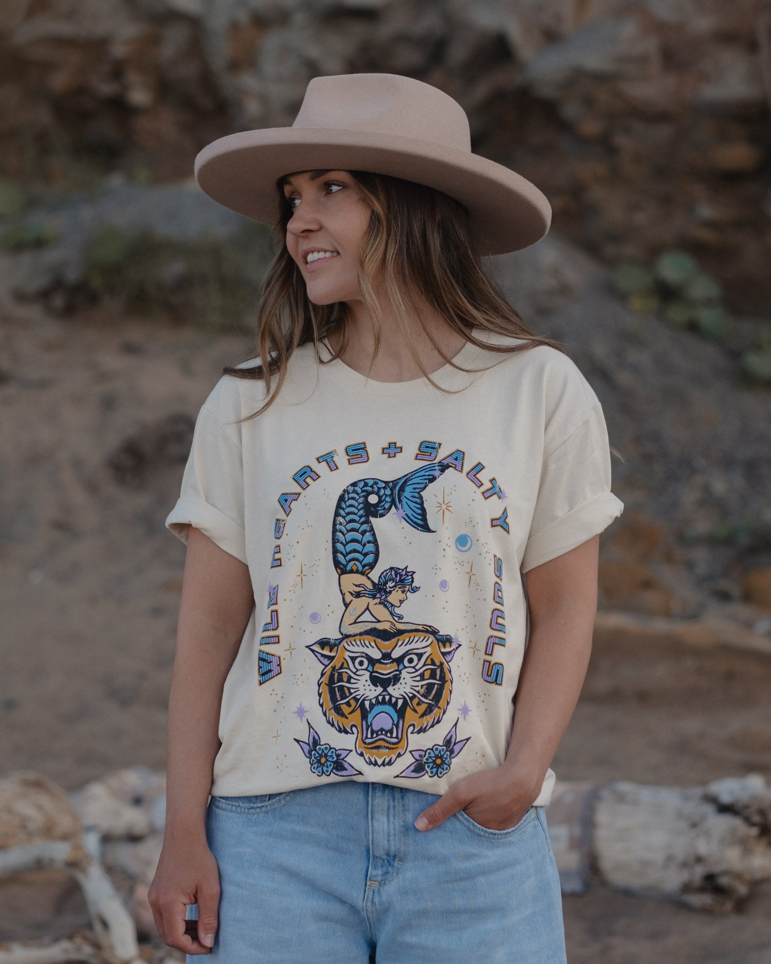 Wild Hearts + Salty Souls Tour T-Shirt by Art Disco Original Goods