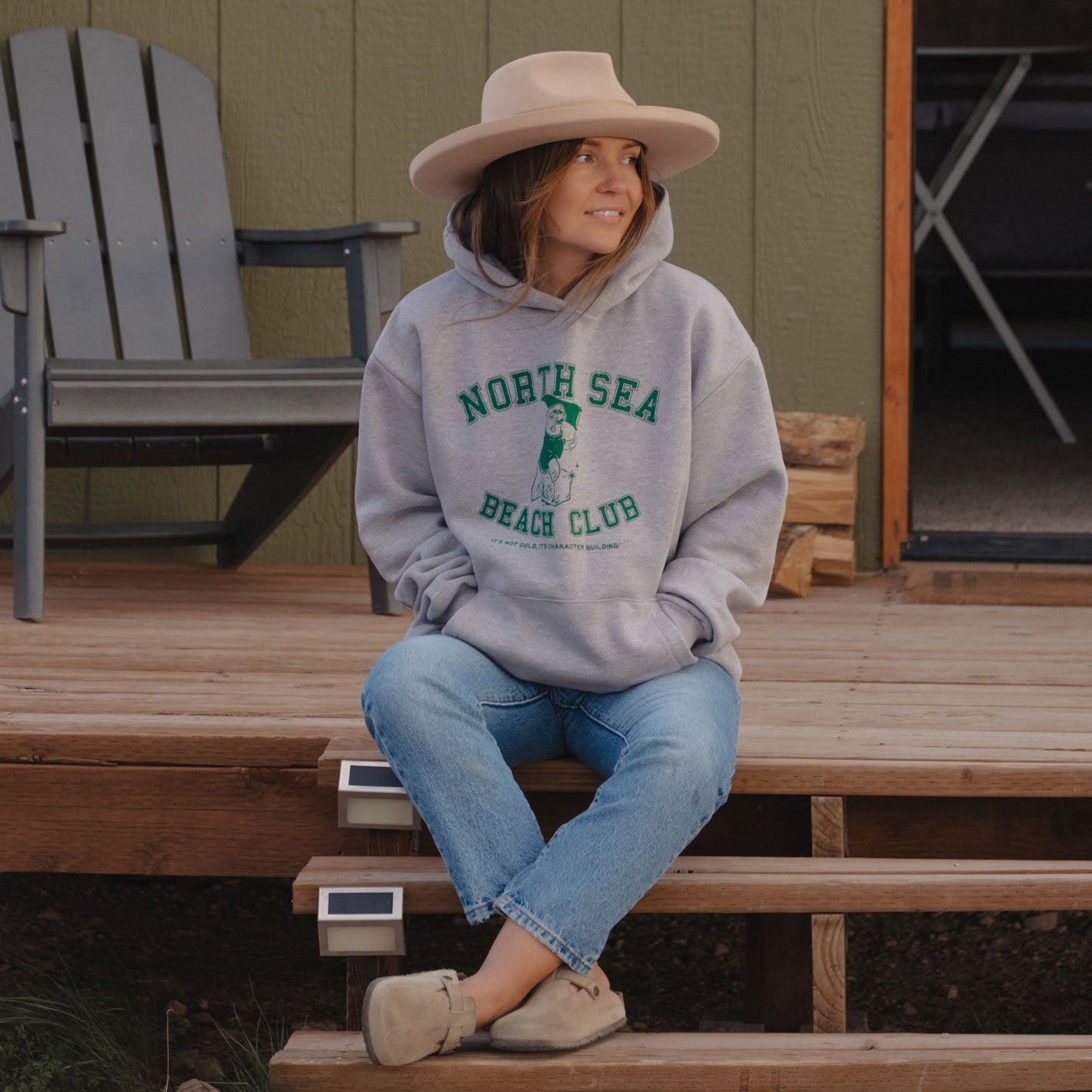 North Sea Beach Club Hoodie by Art Disco