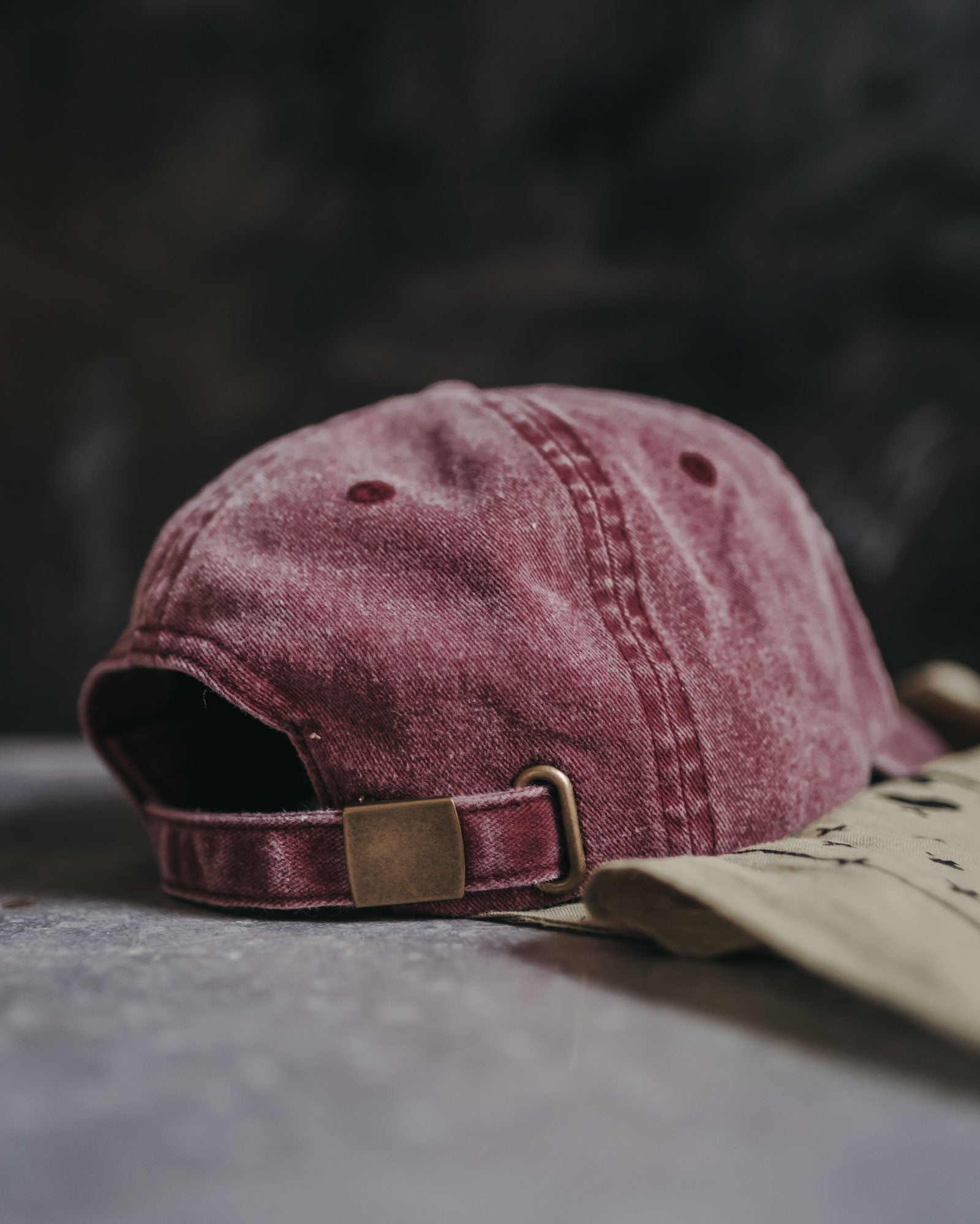 The Wanderer Cap in Desert Rose Pink Red by ART DISCO Original Goods