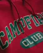 Campfire Club red Hoodie by Art Disco