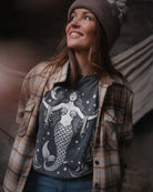 Celestial Mermaid T-Shirt by Art Disco Original Goods in Whitby, North Yorkshire