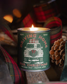 Orange Zest & Festive Spice 'Driving Home For Christmas' truck and dog  Soy Wax Candle in a tin by Art Disco Original Goods