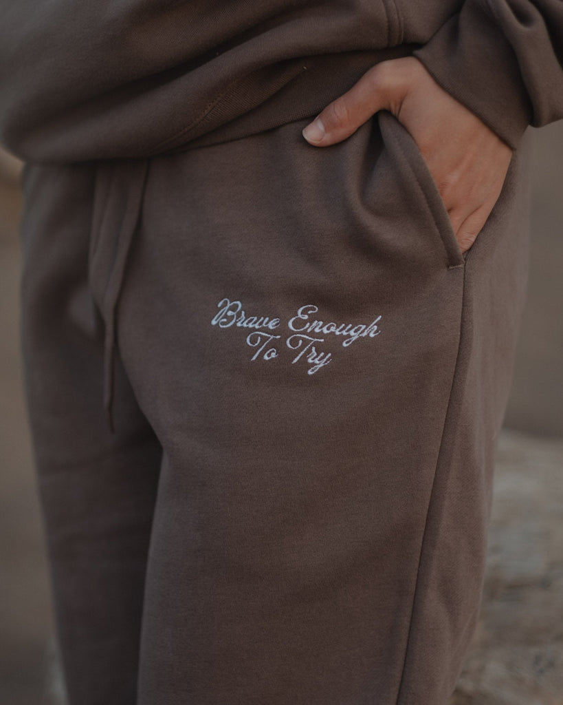Brave Enough Heavyweight Jogger Set by Art Disco Original Goods