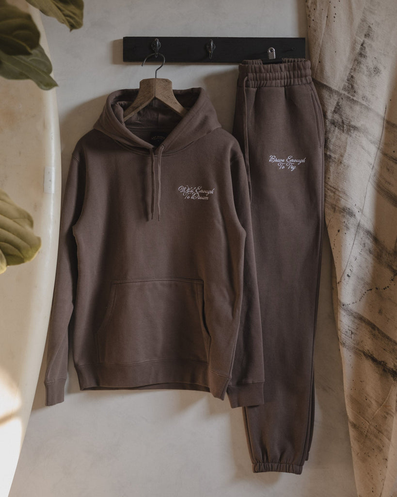 Brave Enough Heavyweight Jogger Set by Art Disco Original Goods