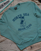North Sea Beach Club Aquamarine Sweatshirt by ART DISCO Original Goods