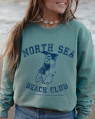North Sea Beach Club Aquamarine Sweatshirt by ART DISCO Original Goods