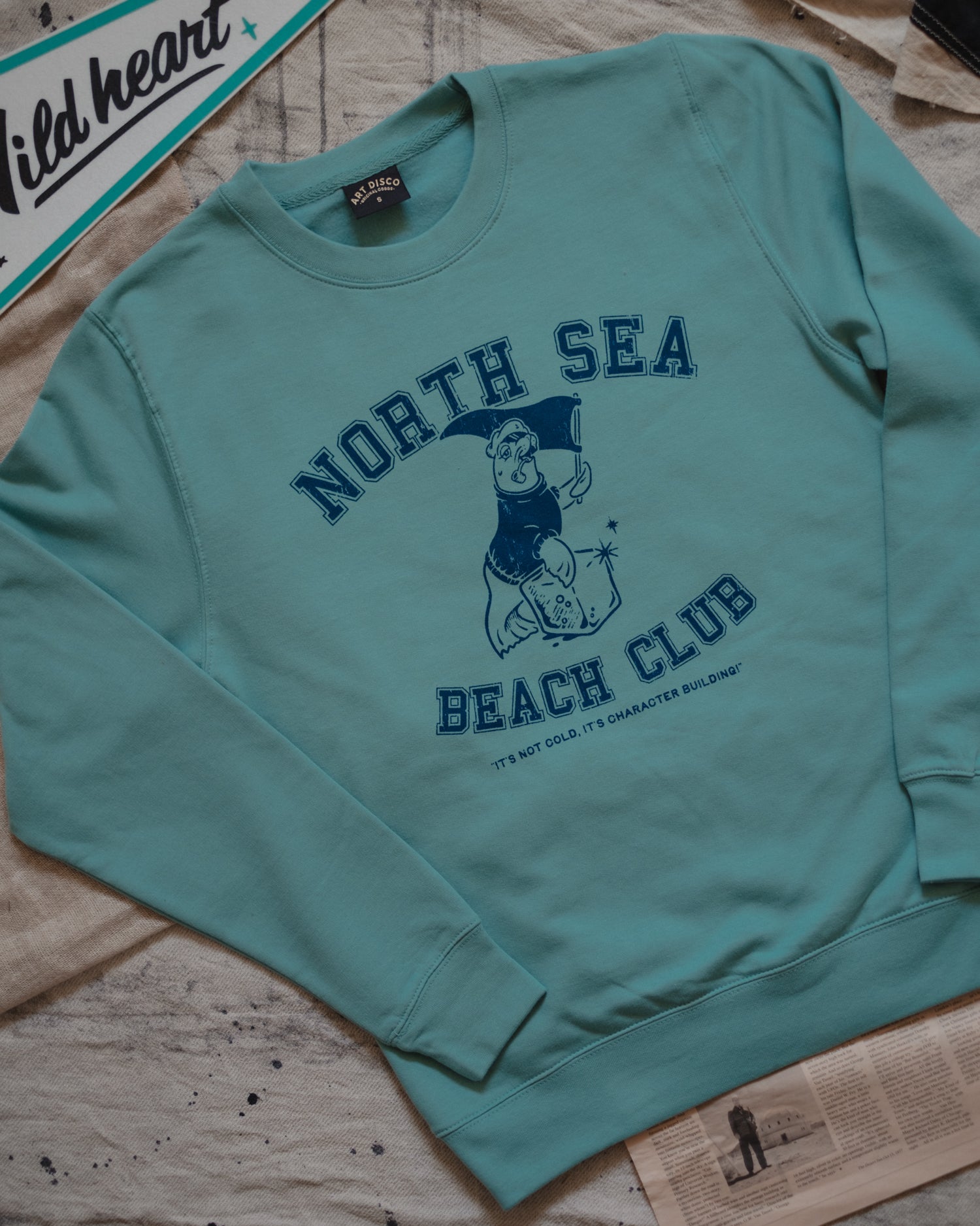 Beach crewneck sweatshirt outlet