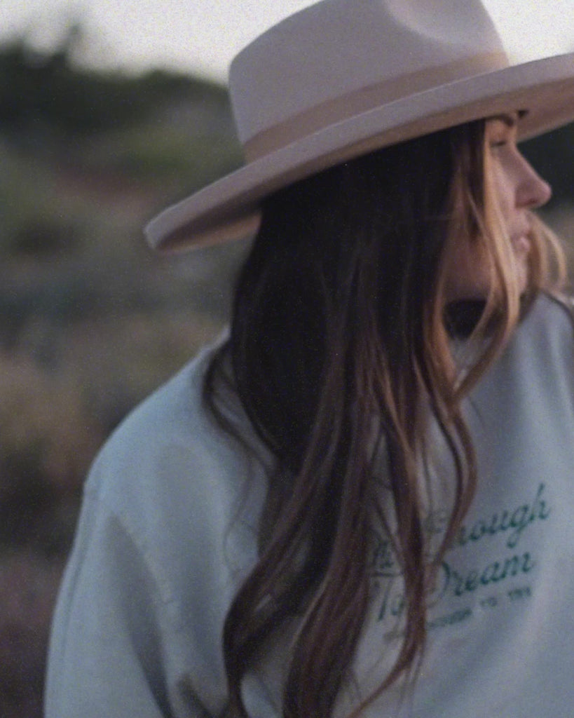 Wild Enough Embroidered Sweatshirt by Art Disco Original Goods