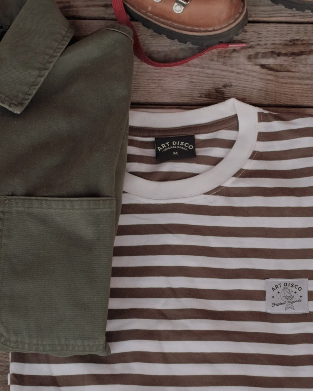 'The Rover' Striped T-Shirt by Art Disco Original Goods