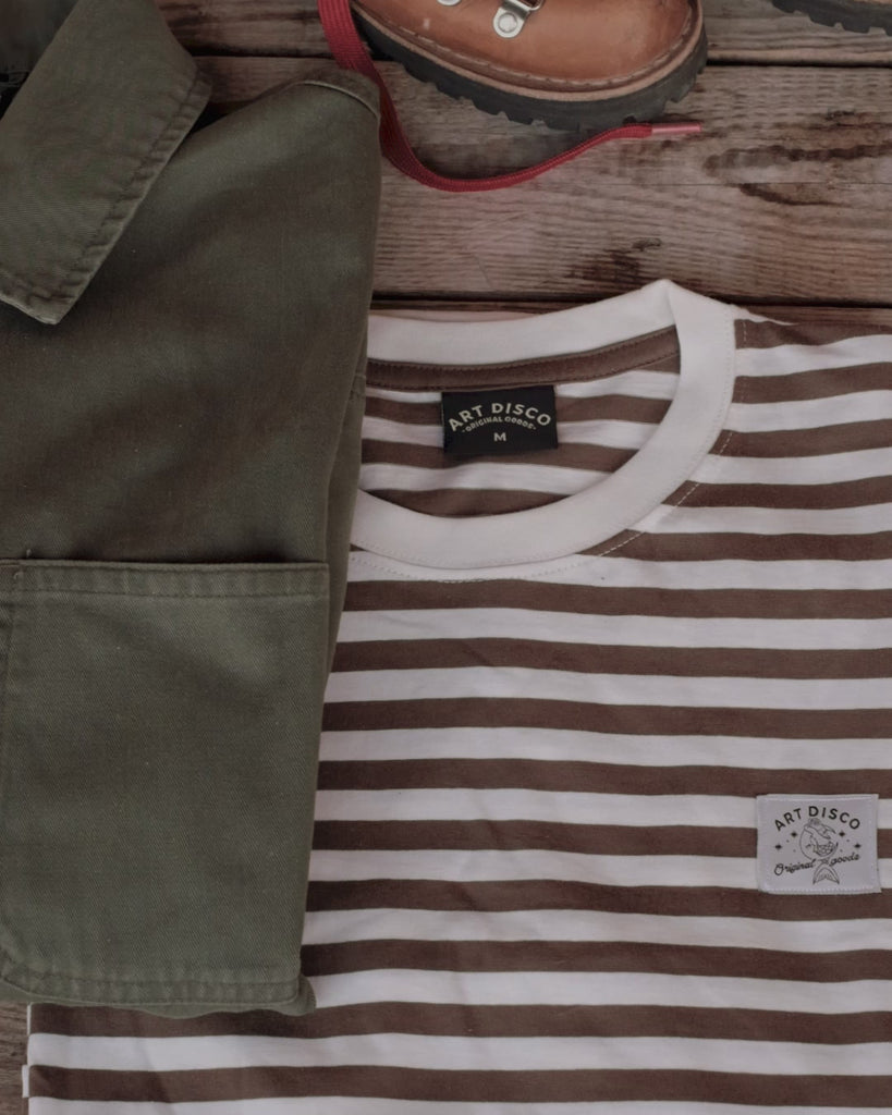 'The Rover' Striped T-Shirt by Art Disco Original Goods