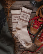 ‘Wild Heart’ Retro Stripe Tube Socks by Art Disco Original Goods