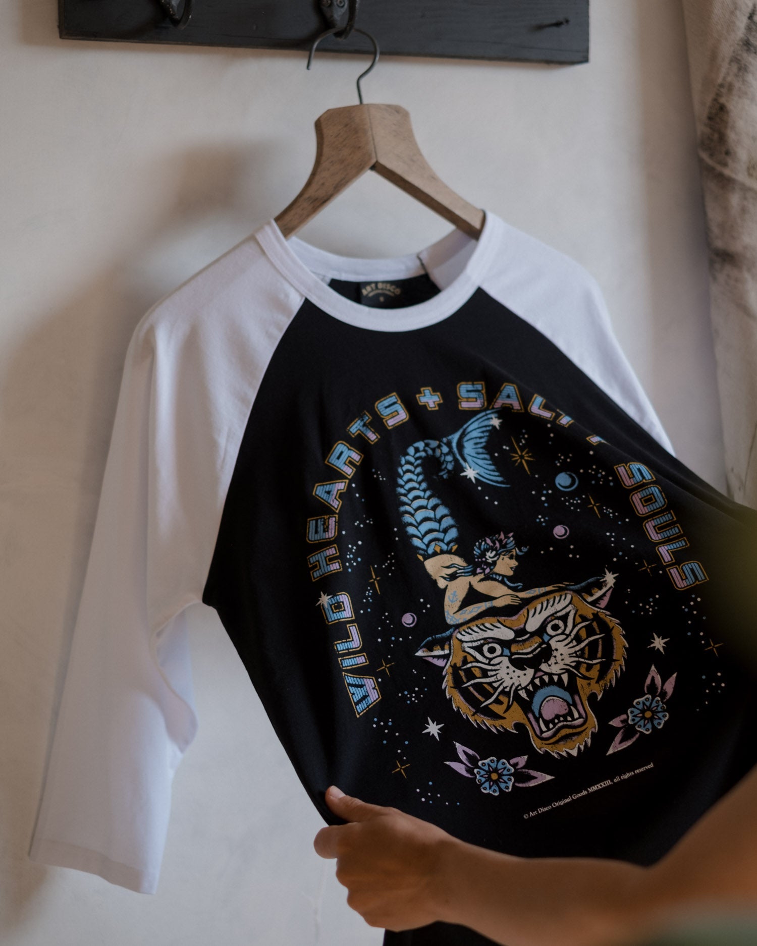 Wild Hearts + Salty Souls Tour Baseball Top by Art Disco Original Goods