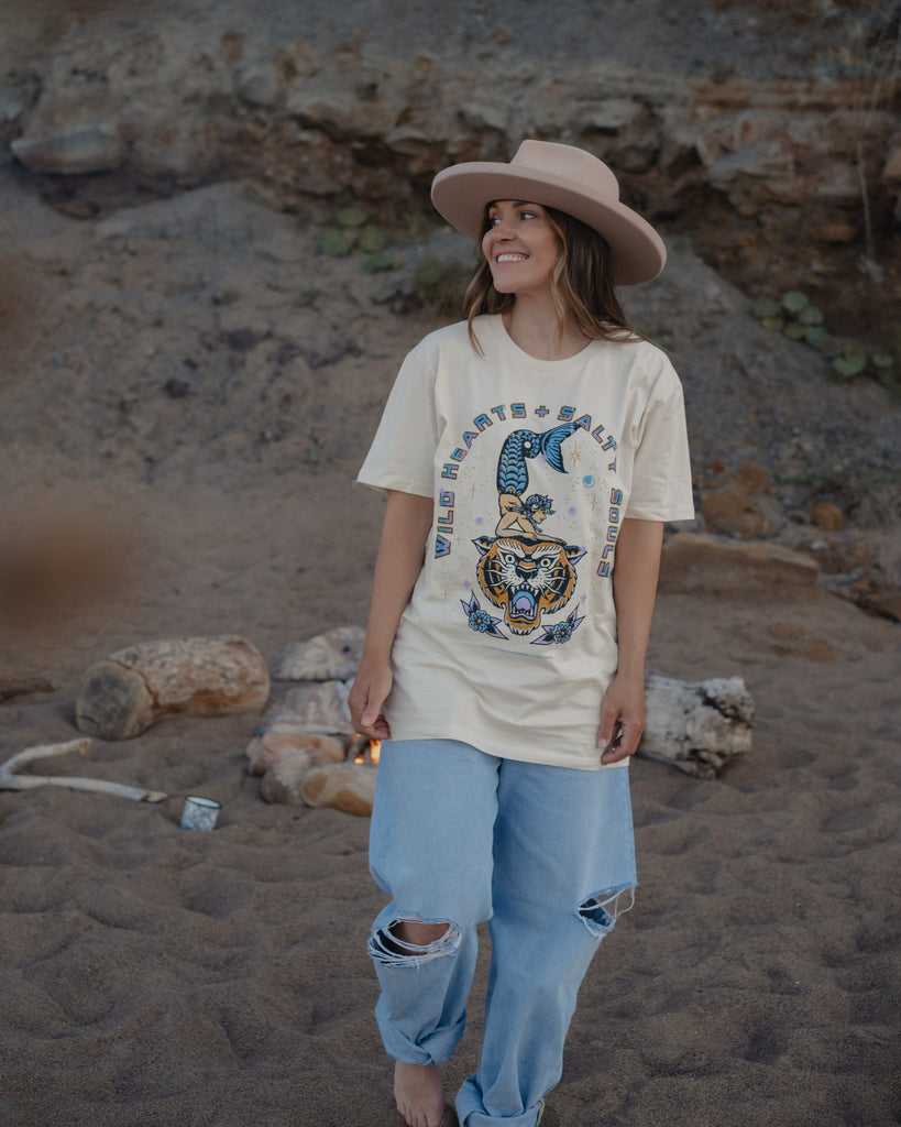 Wild Hearts + Salty Souls Tour T-Shirt by Art Disco Original Goods