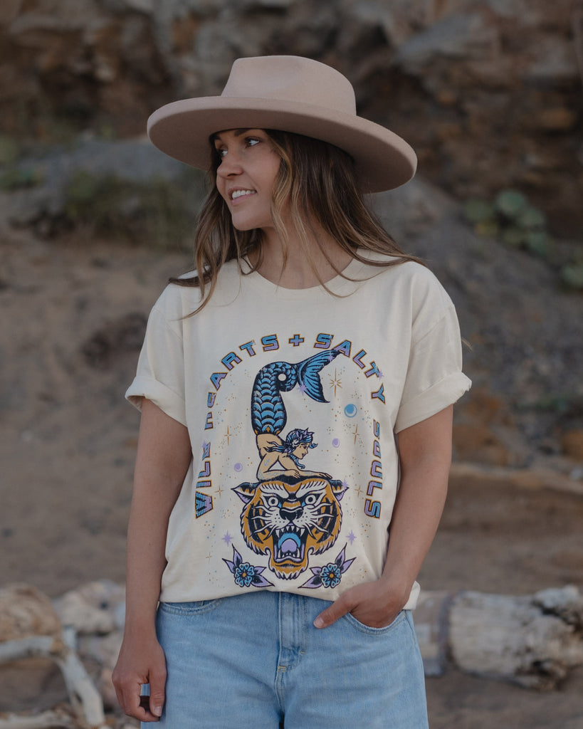 Wild Hearts + Salty Souls Tour T-Shirt by Art Disco Original Goods
