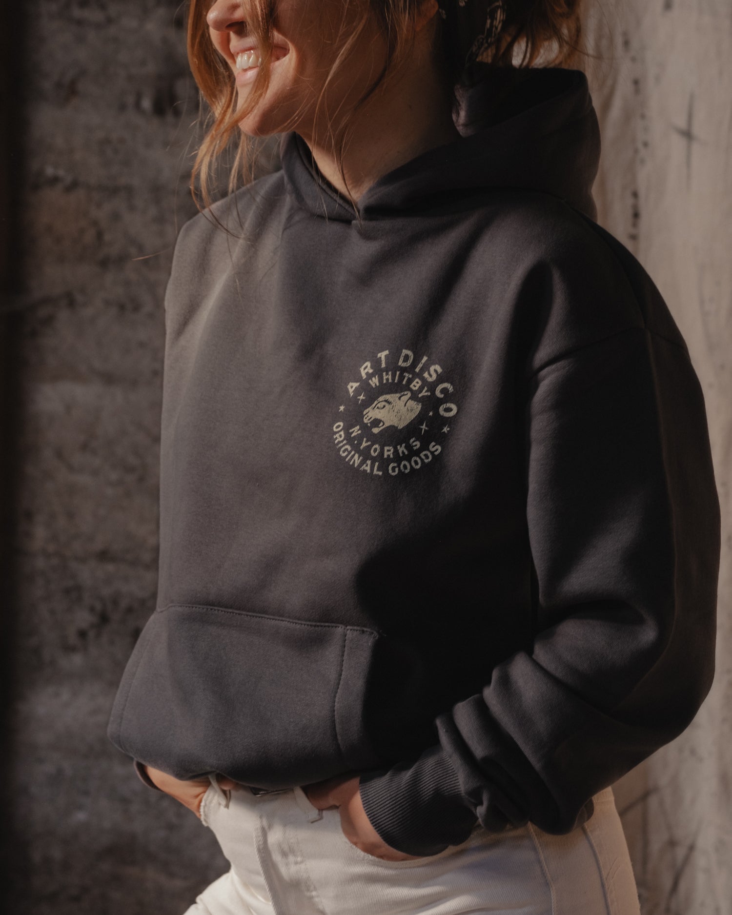 Wild As The Sea Premium Heavyweight Hoodie by Art Disco Original Goods, Whitby N.Yorks