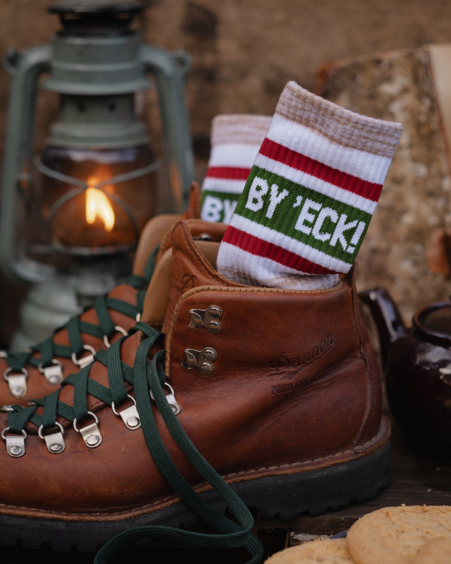 ‘By 'Eck!’ Yorkshire Retro Stripe Tube Socks by Art Disco Original Goods