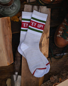 ‘'Ey Up!’ Yorkshire Retro Stripe Tube Socks by Art Disco Original Goods
