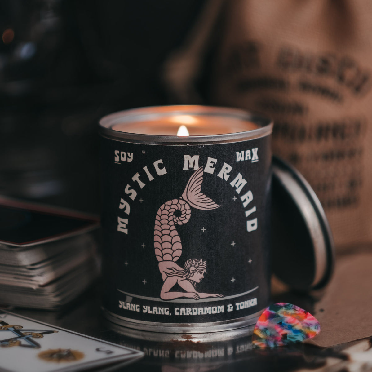 'Mystic Mermaid' Soy Wax Candle – Art Disco