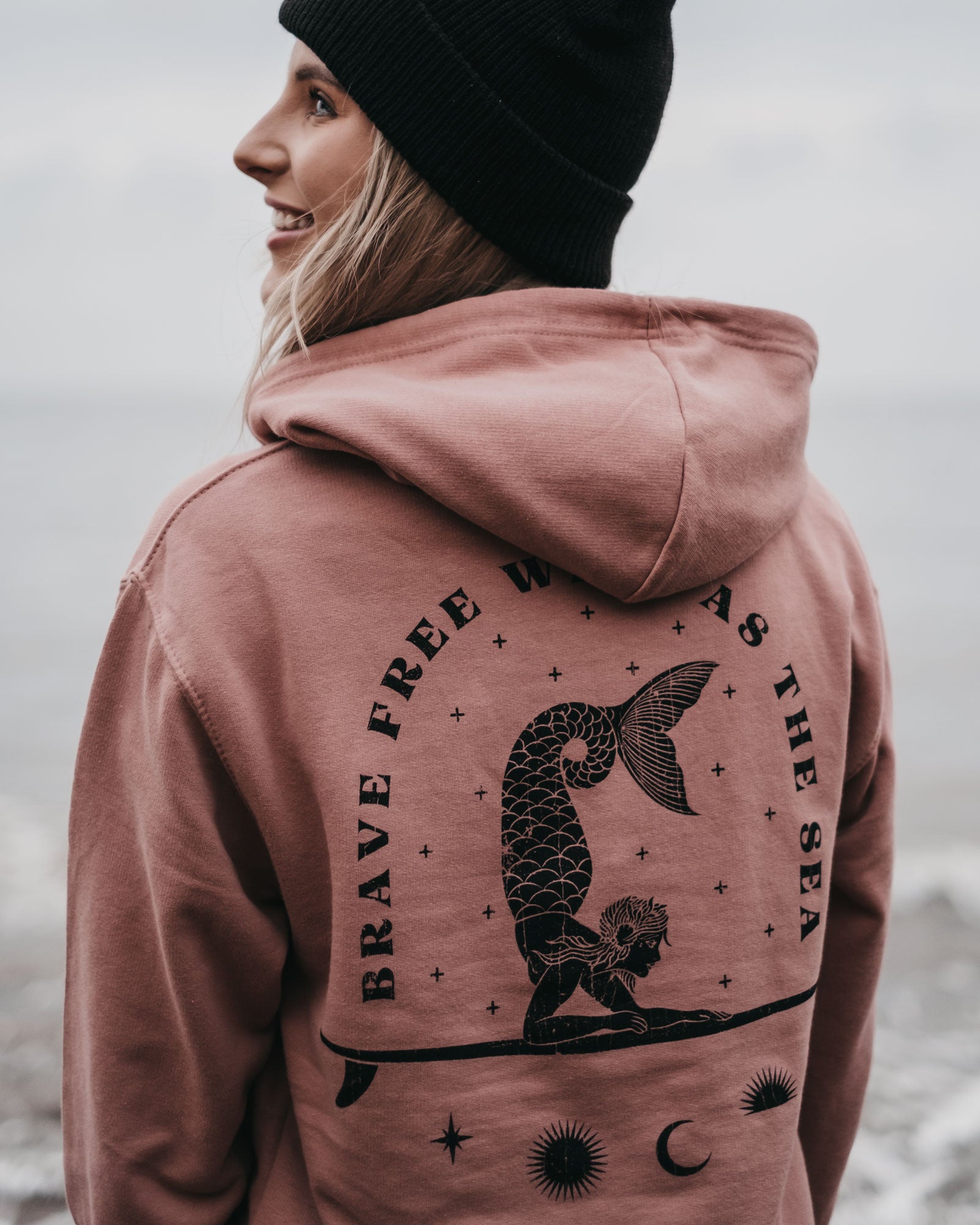 Mystic Mermaid Desert Rose Hoody by ART DISCO Original Goods