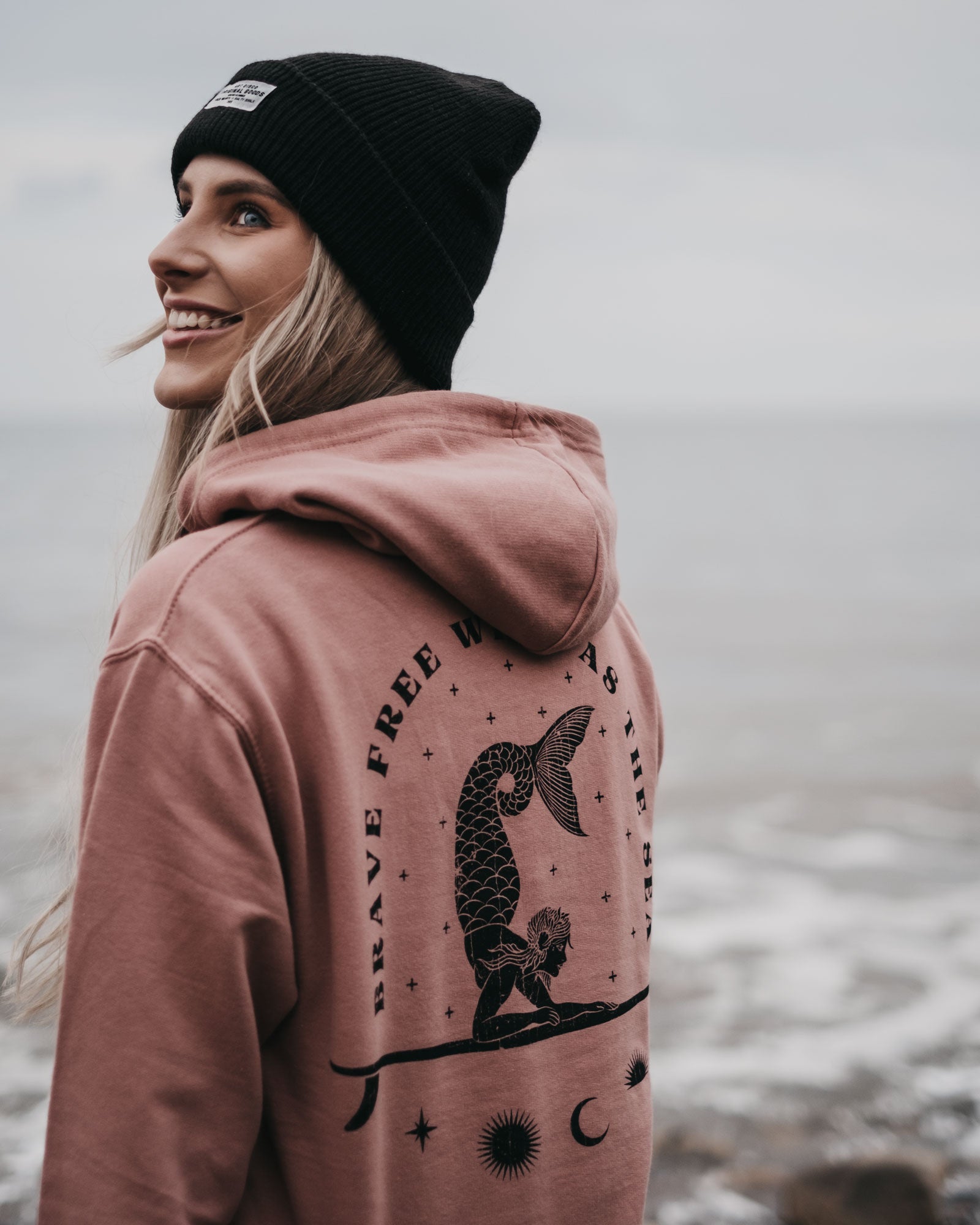 Mystic Mermaid Desert Rose Hoody by ART DISCO Original Goods