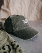 The Wanderer Cap in Sunfaded Sage Green by ART DISCO Original Goods