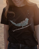 Soul Surfer T-shirt in black by ART DISCO Original Goods