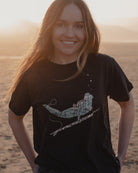 Soul Surfer T-shirt in black by ART DISCO Original Goods